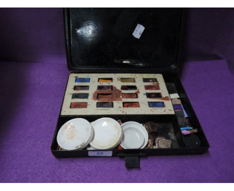 A selection of vintage artist paints