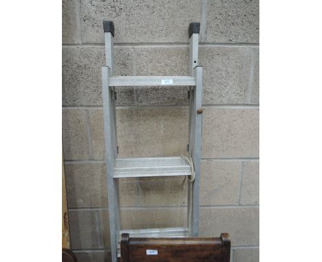 An aluminium loft ladder 