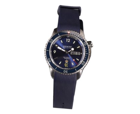 Bremont. A rare limited edition stainless steel diver’s wristwatch made for members of The Royal Household for the Coronation