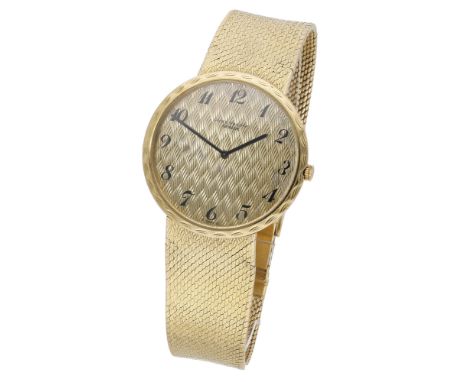 Patek Philippe. A gold automatic bracelet watch, Ref. 3588.2, circa 1970. Movement: cal. 28-255, automatic, 36 jewels, no. 12