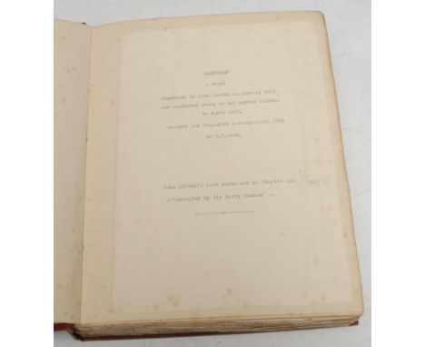 Austen (Jane) &amp; Seed (F.J., of Sheffield), Sanditon: A Novel, Commenced [...] in January 1817 and abandoned owing to her 
