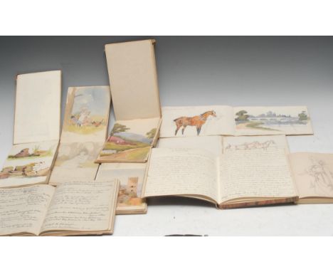 Miscellaneous - Europe, a late Victorian lady's illustrated travelogue, compiled and illustrated by Alice Marshall, the serie