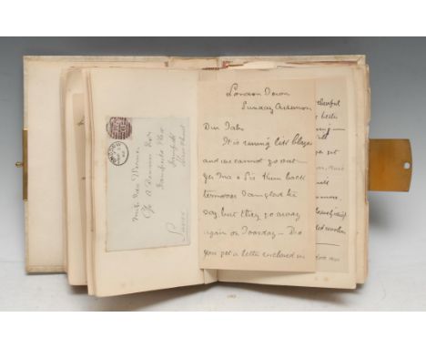 The Verner Family, a late Victorian family album of correspondence, dated from 1868 to 1888, occasionally embellished with in