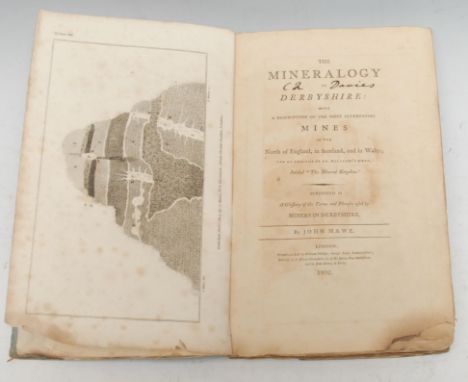 Natural History, Geology - Local Interest, Mawe (John), The Mineralogy of Derbyshire: with a Description of the Most Interest