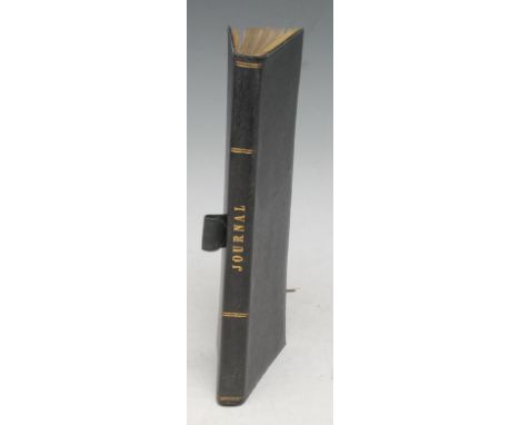 Travel, France and Belgium - a mid-19th century ink manuscript travelogue, Deane &amp; Mary Stobart/Mank, dated 1856, 31pp of