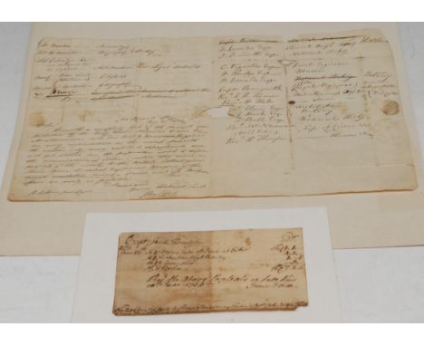 Accounting and the Enlightenment in Georgian England - a George IV 3pp ink manuscript ALS, addressed to Robert Sutton [?Junio