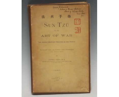 China - Sun Tzu & Giles (Lionel, M.A., translator), Sun Tzu on the Art of War/The Oldest Military Treatise in the World/Trans