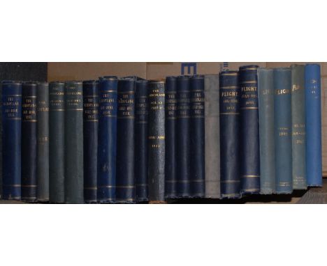 Aeronautica Periodicals - The Aeroplane, Incorporating Aeronautical Engineering, fourteen volumes, comprising January to June