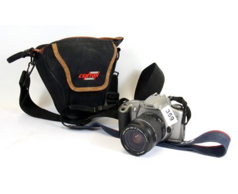 A Canon EOS 3000 camera.