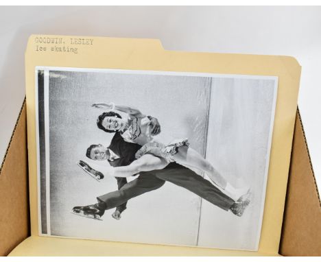 One box containing gelatin silver print or original vintage press photographic reproduction from the archives of the Star Tri