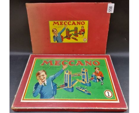 2 vintage No. 1 Meccano sets 