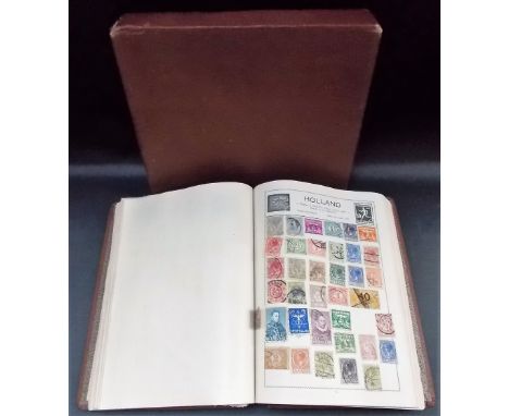 Stamp album, mostly all used, some Commonwealth 