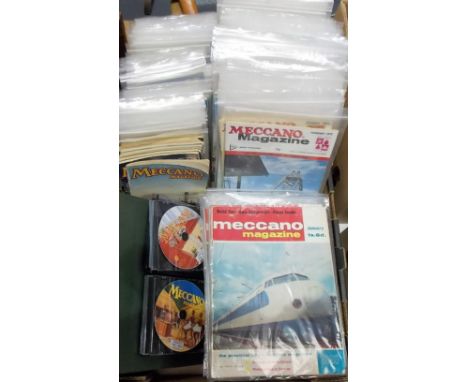 Large quantity of vintage 1940's to 1970's Meccano magazines 