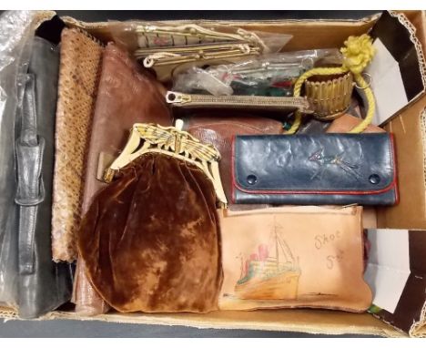 Collection of vintage clutch bags.