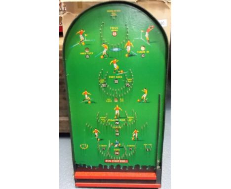 A vintage 'Super Soccer' table top game, by Balyna within original cardboard boxes 