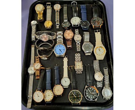 SELECTION OF LADIES AND GENTLEMEN'S WRISTWATCHESincluding Guess, Giordano, Tavistock & Jones, Sekonda, Juicy Couture, Casio, 