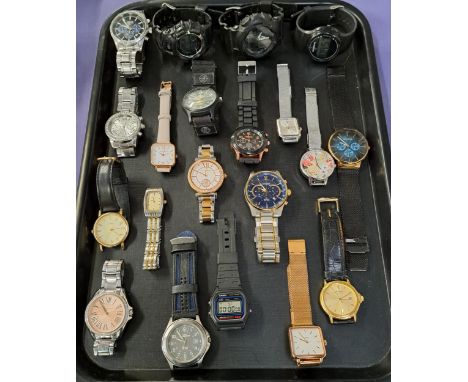 SELECTION OF LADIES AND GENTLEMEN'S WRISTWATCHESincluding Citizen, Olivia Burton, Rotary, Timex, Michael Kors, G-Shock, Lorus