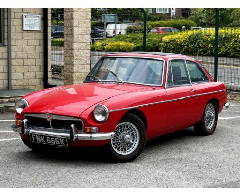 FNK 666K (1972) MGB GT in Tartan Red, 1798cc; Same keeper for the past 20 years. Recently recommissioned with a colour change