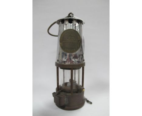 An Eccles Miners Safety Lamp, No 132/233.