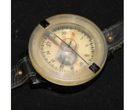 A German WWII Luftwaffe wrist compass