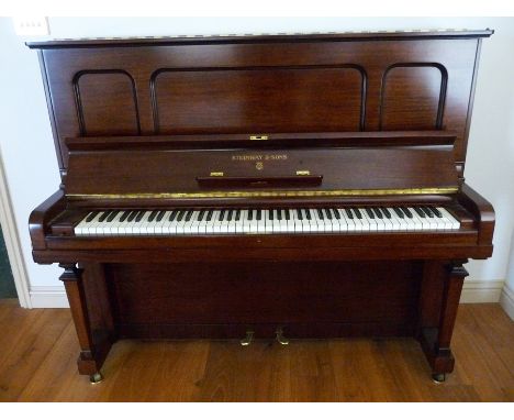 Steinway Vertegrand model K upright piano forte in mahogany case, serial number 238793 