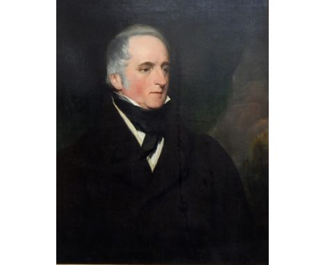 19th century English school
Oil on canvas
Half-length portrait of a gentleman, 60cm x 73cm  Live Bidding: There has been a re