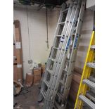 Quantity of various ladders