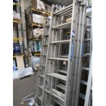 Large quantity various ladders