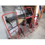 3 Various bottle trolleys