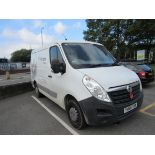 Vauxhall Movano CDTI F2800 Van, Registration YH66 YKM, 312,887 miles, Diesel, First Registered