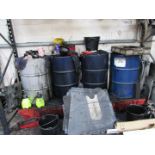 4 Waste oil drums and bund