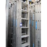 Large quantity various ladders