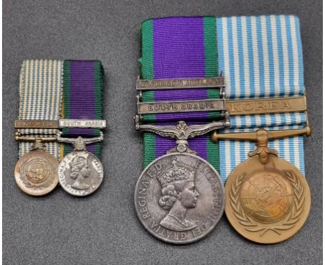 Medals: an Elizabeth II General Service Medal, with South Arabia and Northern Island clasps, to Major D Stopford; together wi