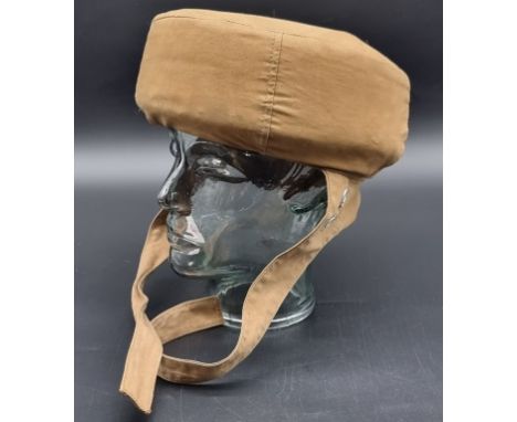 A British 'Bungee' parachute training helmet, no visible maker's marks.