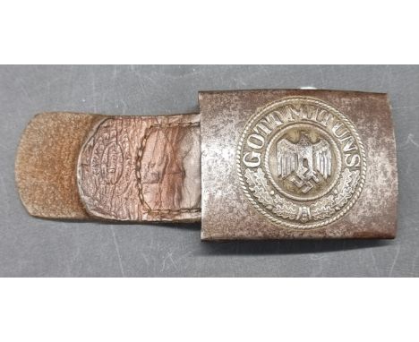 A WWII German Wehrmacht belt buckle. 