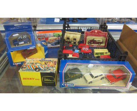  A Dinky diecast No. 107 Stripey the Magic Mini,   with box and the figures Candy, Andy and the Bearandas, a small collection