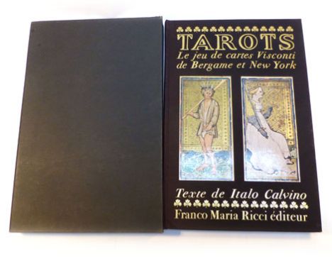 Calvino I. : Tarots - Le jeu de cartes Visconti  de Bergame  et New York. ( The Visconti Pack in Bergamo and New York ). Fran