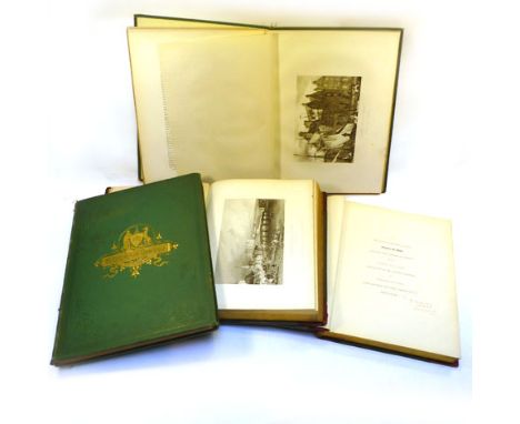 Beattie W. : Scotland Illustrated in a Series of Views, 1838. 1st. Ed. Two vols. Qto. qtr. binding, gilt, aeg. Engraved tp. a