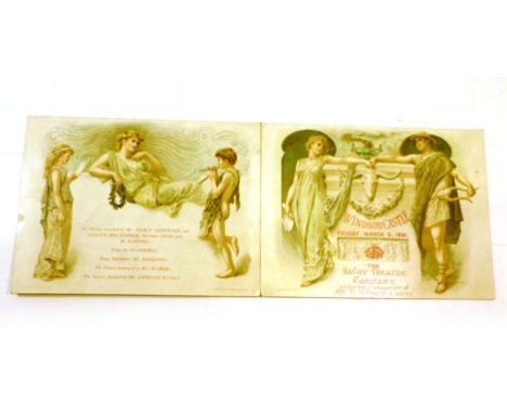 D'Oyly Carte / Savoy Theatre Company / Gilbert & Sullivan : An original programme for a performance of 'The Gondoliers' on Fr