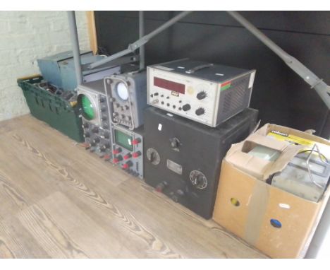 Assorted electrical and scientific instruments etc.  
