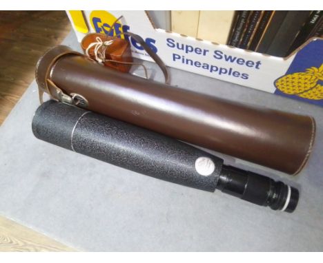 A Hertel &amp; Reuss 25-60x60 monocular with two lenses.  