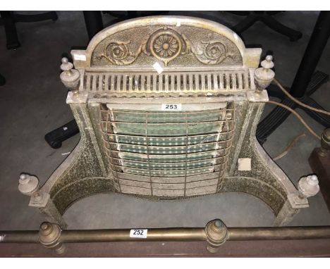A vintage ormulu electric fire a/f