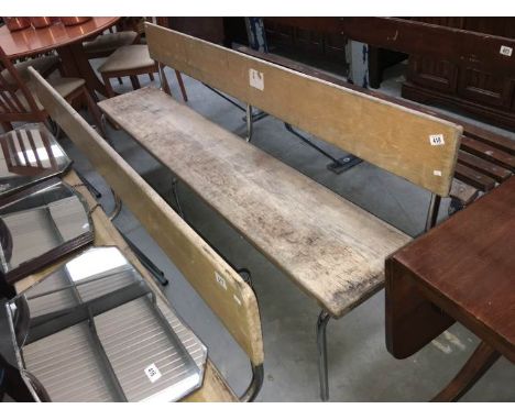 A Danish wooden bench
