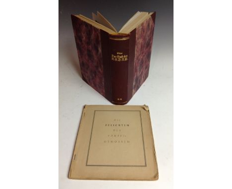 Nazi - Espe (Walter M.), Das Buch der N.S.D.A.P: Werden, Kampf und Ziel der N.S.D.A.P., first edition, Schönfeld s Verlagsbuc