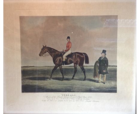 John Harris (1791-1873), after Bennett Hubbard (fl.1839-1864), "Cure-All", Winner of the Grand National Liverpool Steeple Cha