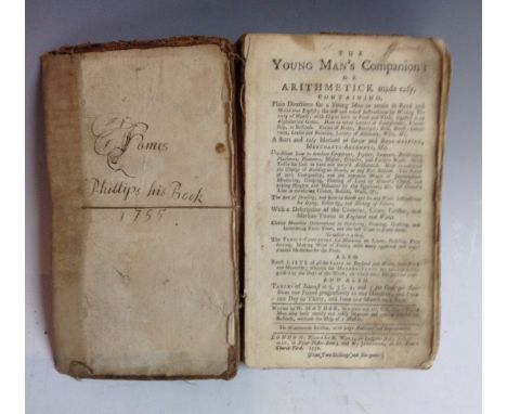 Mather (William), The Young Man's Companion: Or Arithmetick made eafy (sic), nineteenth edition, R. Ware, London 1752, period