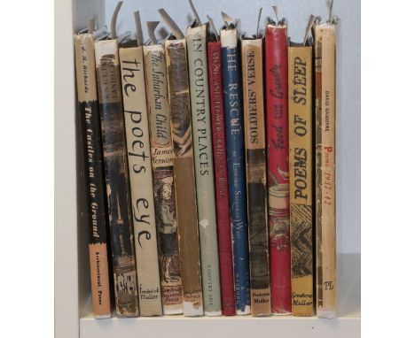 Gascogne (David) Poems, 1937-42, Nicholson and Watson, 1943, first edition, title and five colour plates by Graham Sutherland