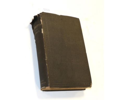 Snow (John) On Chloroform and Other Anaesthetics; Their Action and Administration, John Chuchill, 1858, first edition, 443 pa