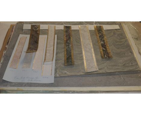 Baron (John) - Original Marbled Paper A collection of marbled papers created by the late John Baron (1933-2002), thirty-eight