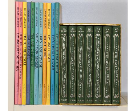 Lewis (C.S.) The Chronicles of Narnia, Folio Society, 2000, seven volumes, illustrated by Pauline Baynes, original cloth, sli